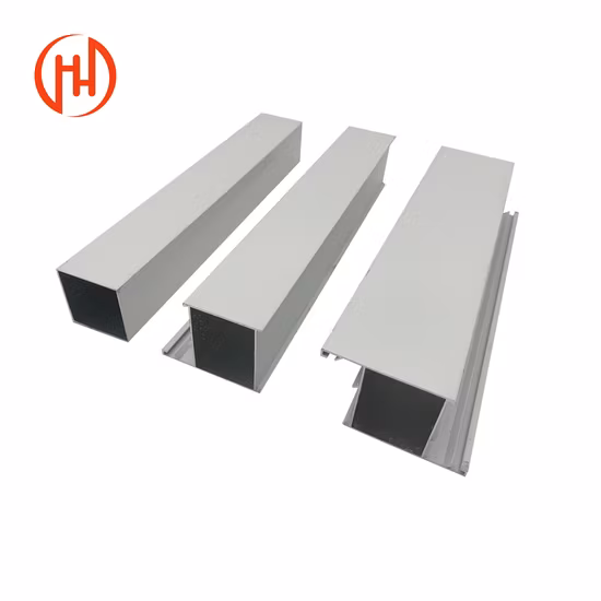 OEM-Aluminium-Extrusionsprofil der Serie 6000 aus eloxiertem oder pulverbeschichtetem Aluminiumprofil für Aluminiumfenster und -türen